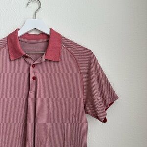 Lululemon• Metal Vent Striped Polo